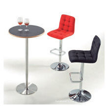 Procurement Service New Design Adjustable Chrome Legs PU Seats Swivel Bar Stool Chair